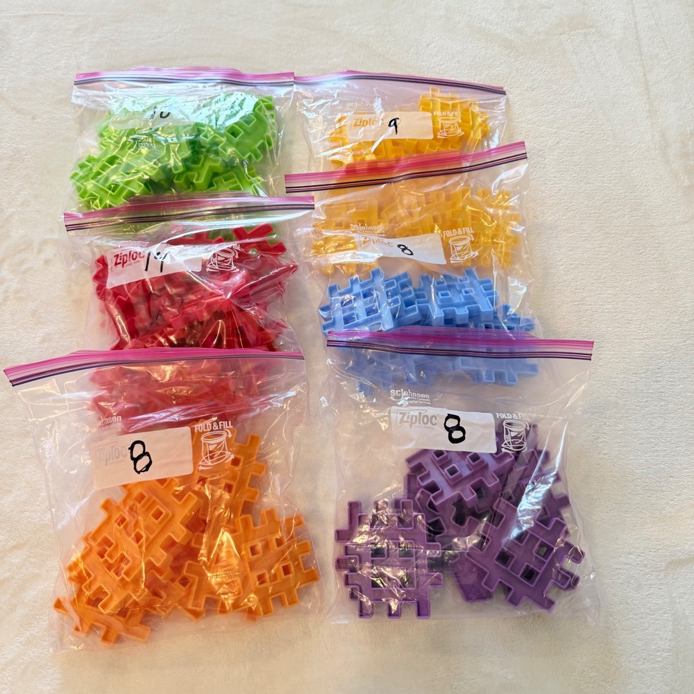 Little Tikes Waffle Blocks Kids 57pc Multicolor Interlocking Building Set